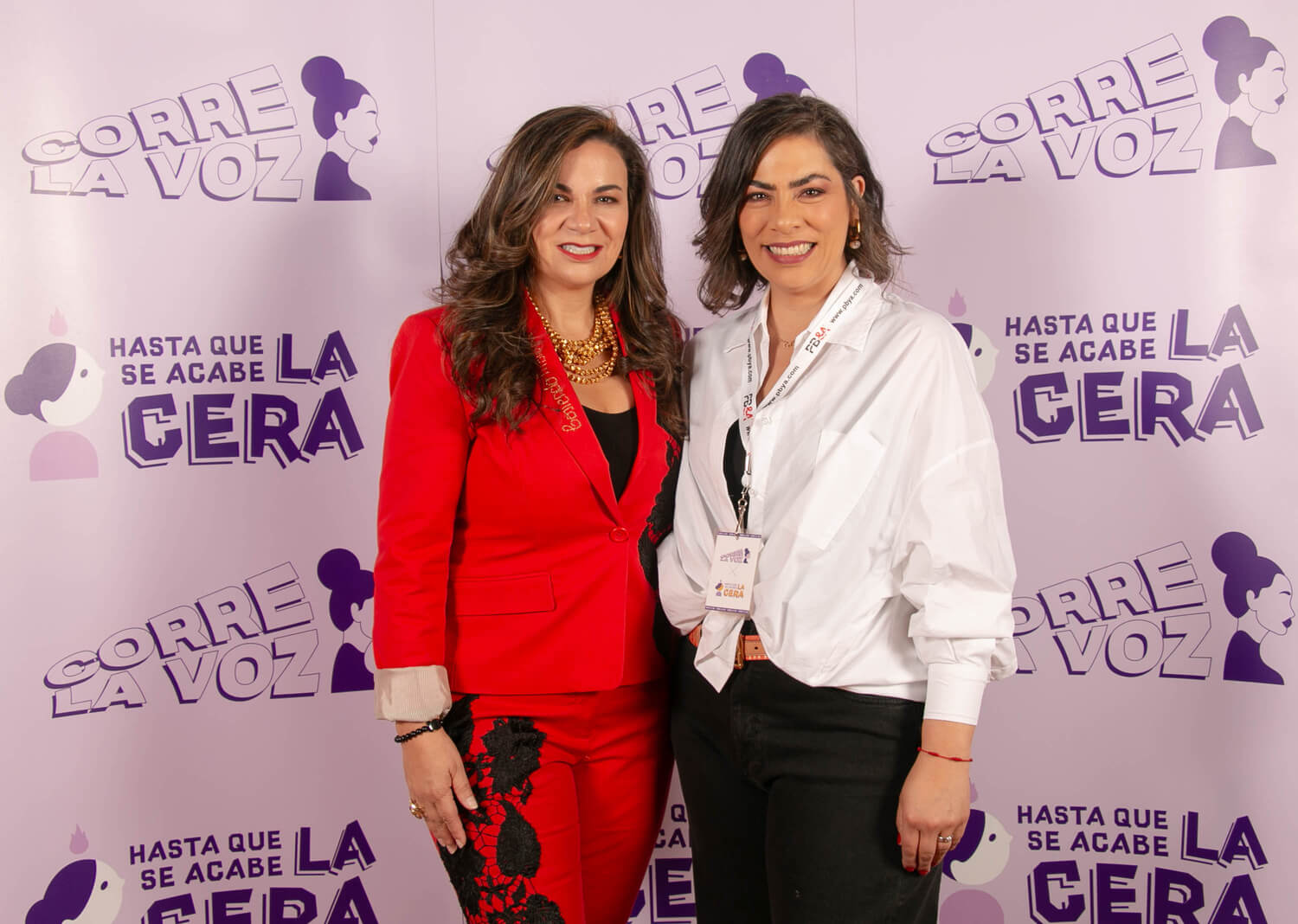 Katy y Gaby, fundadoras de Corre la Voz